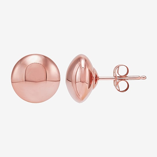 Limited Quantities! 14K Rose Gold 8mm Ball Stud Earrings