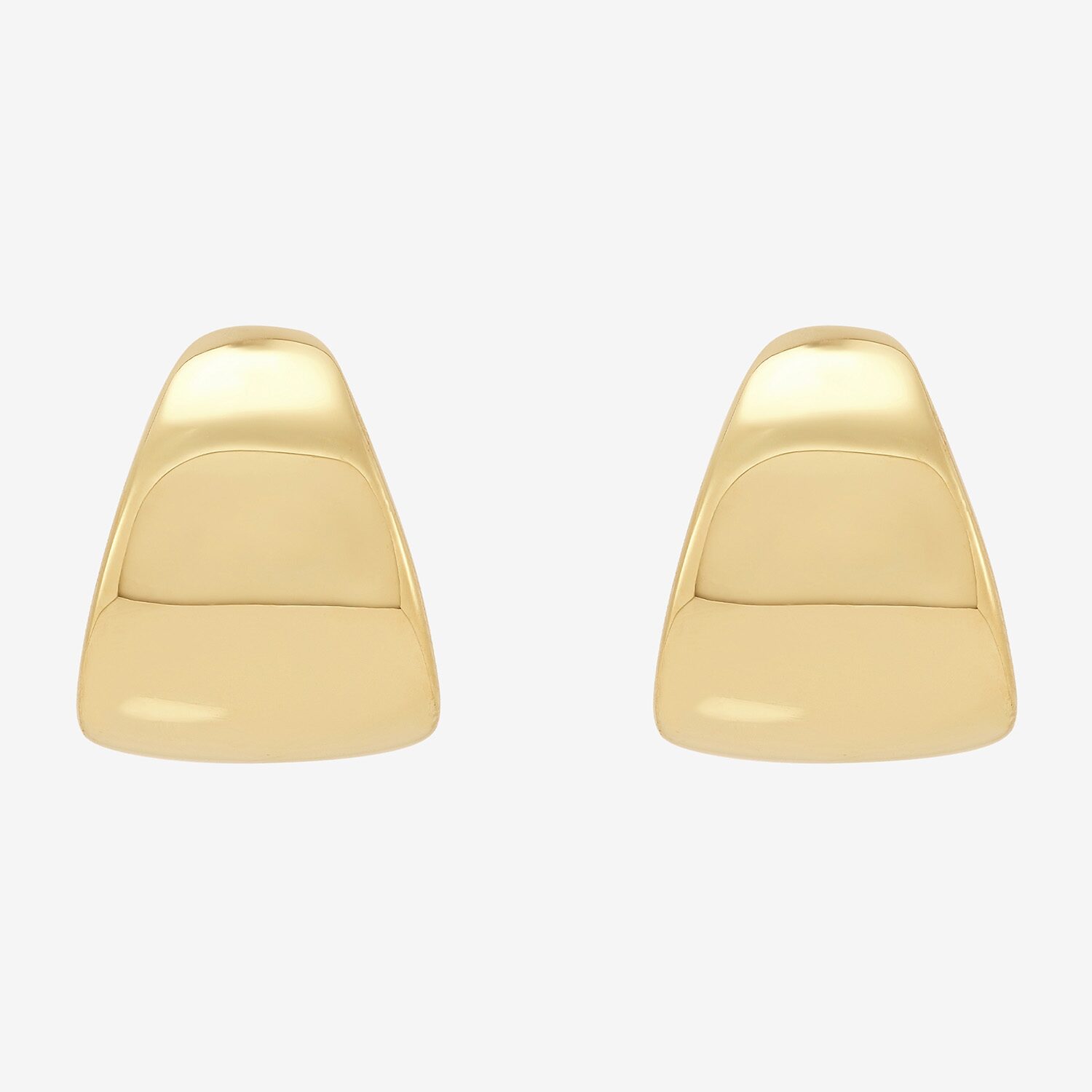 Limited Quantities! Womens 10K Gold 13.1mm Hoop Earrings