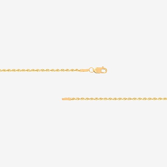 Limited Quantities! Womens 14K Gold 18 Inch Rope Chain Necklace