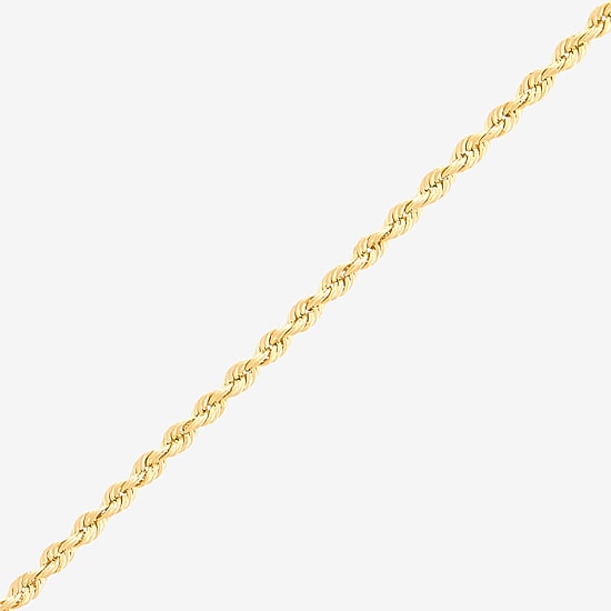 Limited Quantities! Womens 14K Gold 18 Inch Rope Chain Necklace