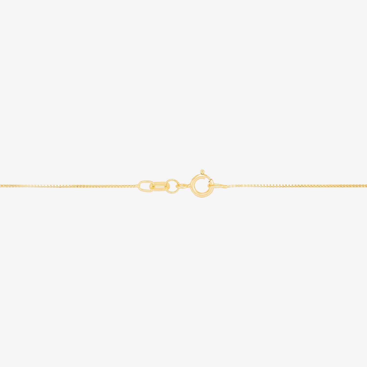 Limited Quantities! Womens 10K Gold Inch Box Chain Necklace
