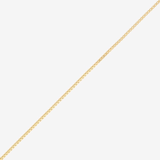 Limited Quantities! Womens 10K Gold 20 Inch Box Chain Necklace