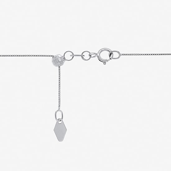 Limited Quantities! Womens 14K White Gold 20 Inch Box Chain Necklace