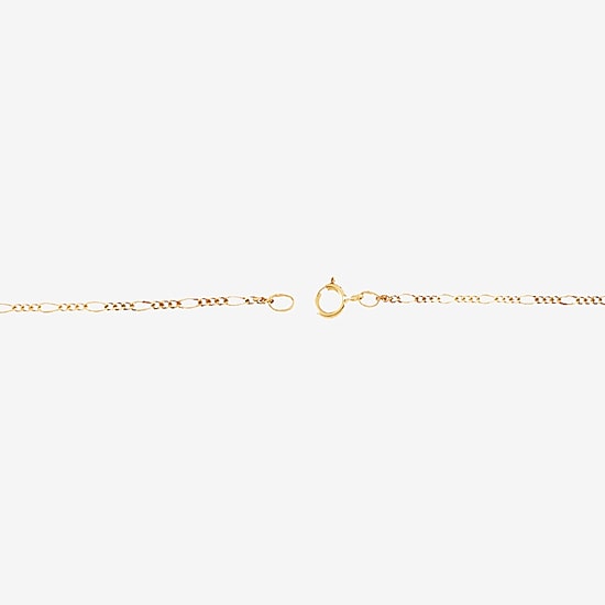 Limited Quantities! Girls 14K Gold 5 3/4 Inch Solid Figaro Id Bracelet