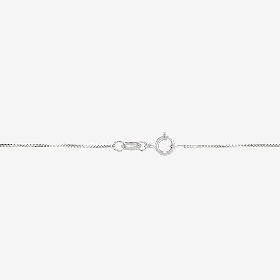 Limited Quantities! Womens 14K White Gold 24 Inch Box Chain Necklace