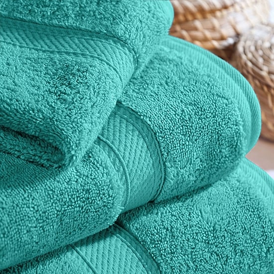 SUPERIOR® Madeline Collection | Plush Egyptian Cotton 3-pc. Quick Dry Solid Bath Towel Set