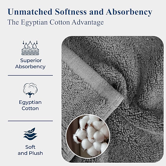 SUPERIOR® Madeline Collection | Plush Egyptian Cotton 2-pc. Bath Sheet