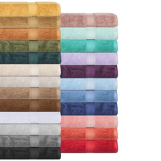 SUPERIOR® Madeline Collection | Plush Egyptian Cotton 2-pc. Quick Dry Bath Towel