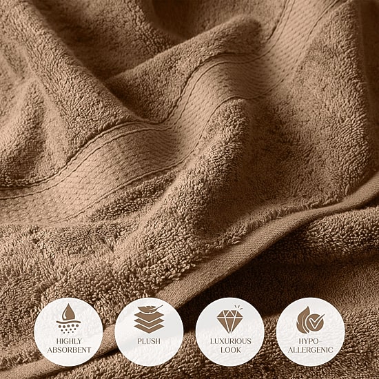SUPERIOR® Madeline Collection | Plush Egyptian Cotton 2-pc. Quick Dry Bath Towel