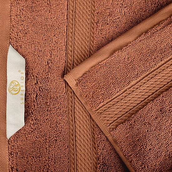 SUPERIOR® Madeline Collection | Plush Egyptian Cotton 8-pc. Quick Dry Solid Bath Towel Set