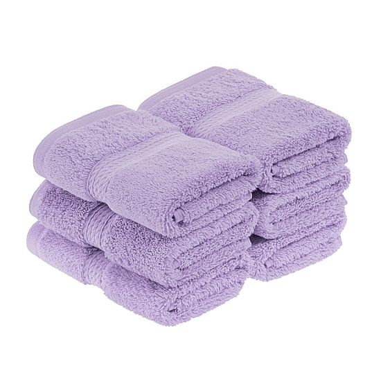 SUPERIOR® Madeline Collection | Plush Egyptian Cotton 6-pc. Quick Dry Washcloth
