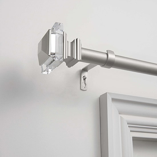 Exclusive Home Curtains Prism 1 IN Adjustable Curtain Rod