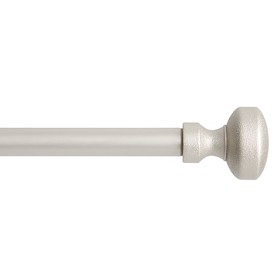 Town And Country Modern Rounded Cap 1 IN Adjustable Curtain Rod