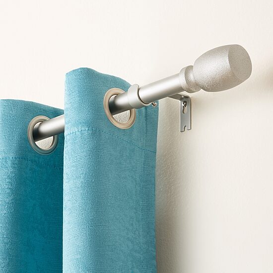 Town And Country Smooth Edge Cylinder 1 IN Adjustable Curtain Rod