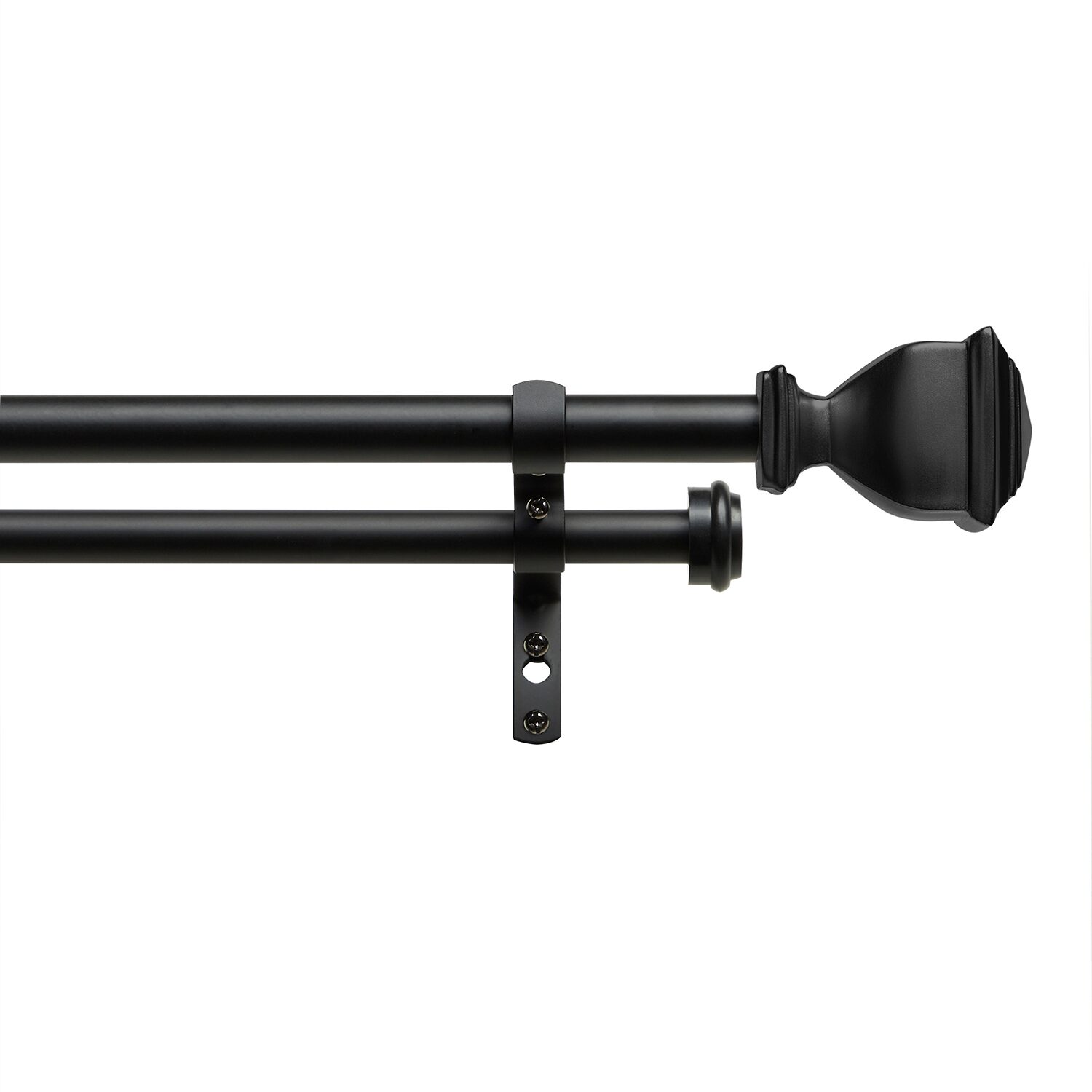 Exclusive Home Curtains Napoleon/Topper Double Curtain Rod