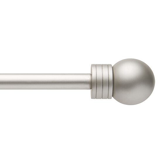 Town And Country Modern Sphere 1 IN Adjustable Curtain Rod