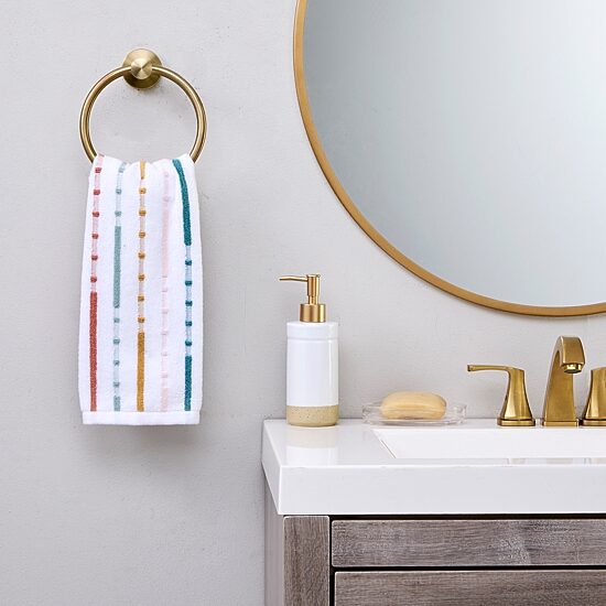 Saturday Knight Modesto Stripe 2-pc. Hand Towel