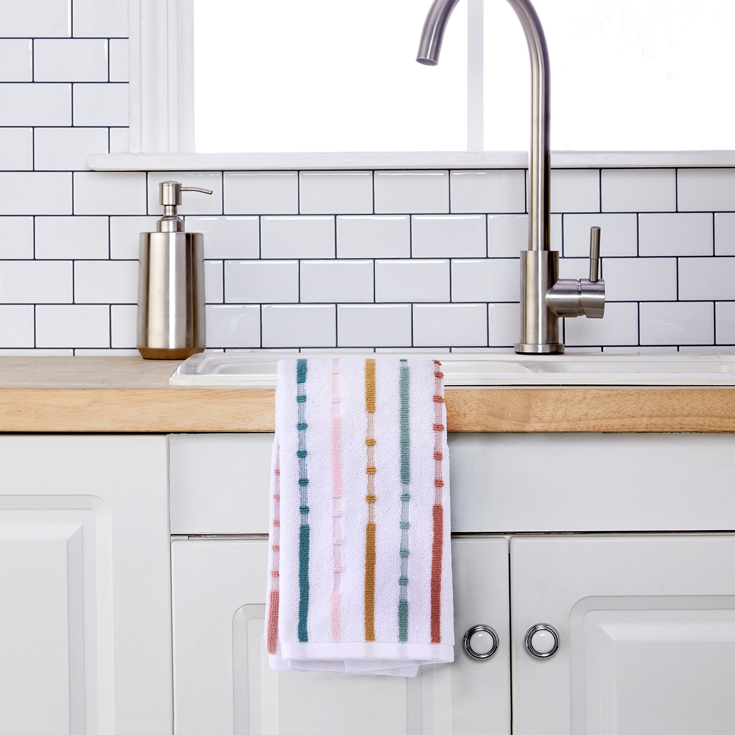 Saturday Knight Modesto Stripe 2-pc. Hand Towel