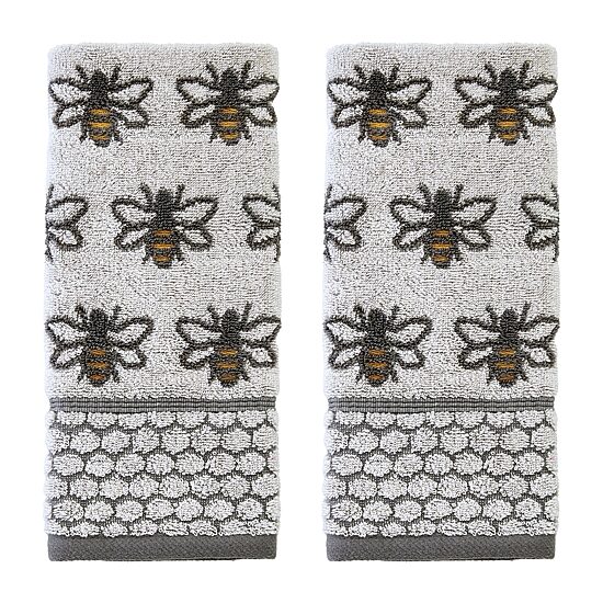 Saturday Knight Honey Bee 2-pc. Hand Towel