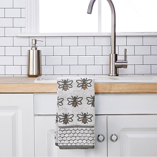 Saturday Knight Honey Bee 2-pc. Hand Towel