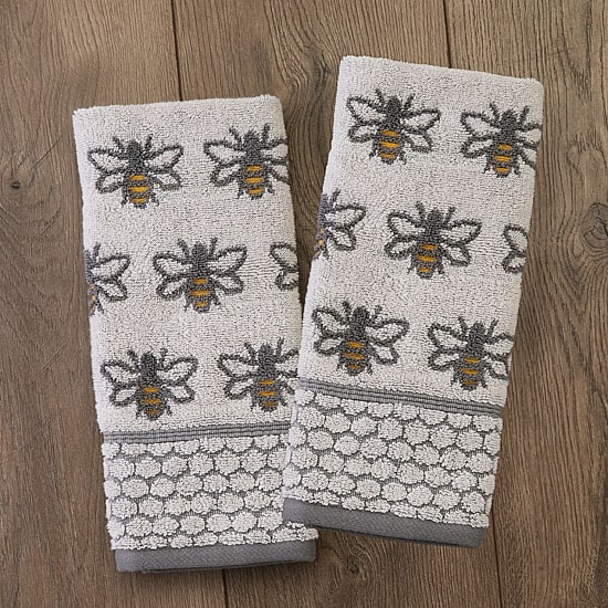 Saturday Knight Honey Bee 2-pc. Hand Towel