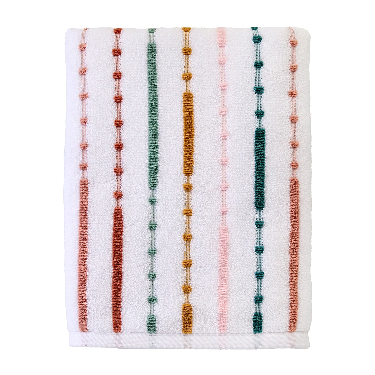 Saturday Knight Modesto Stripe 2-pc. Jacquard Bath Towel