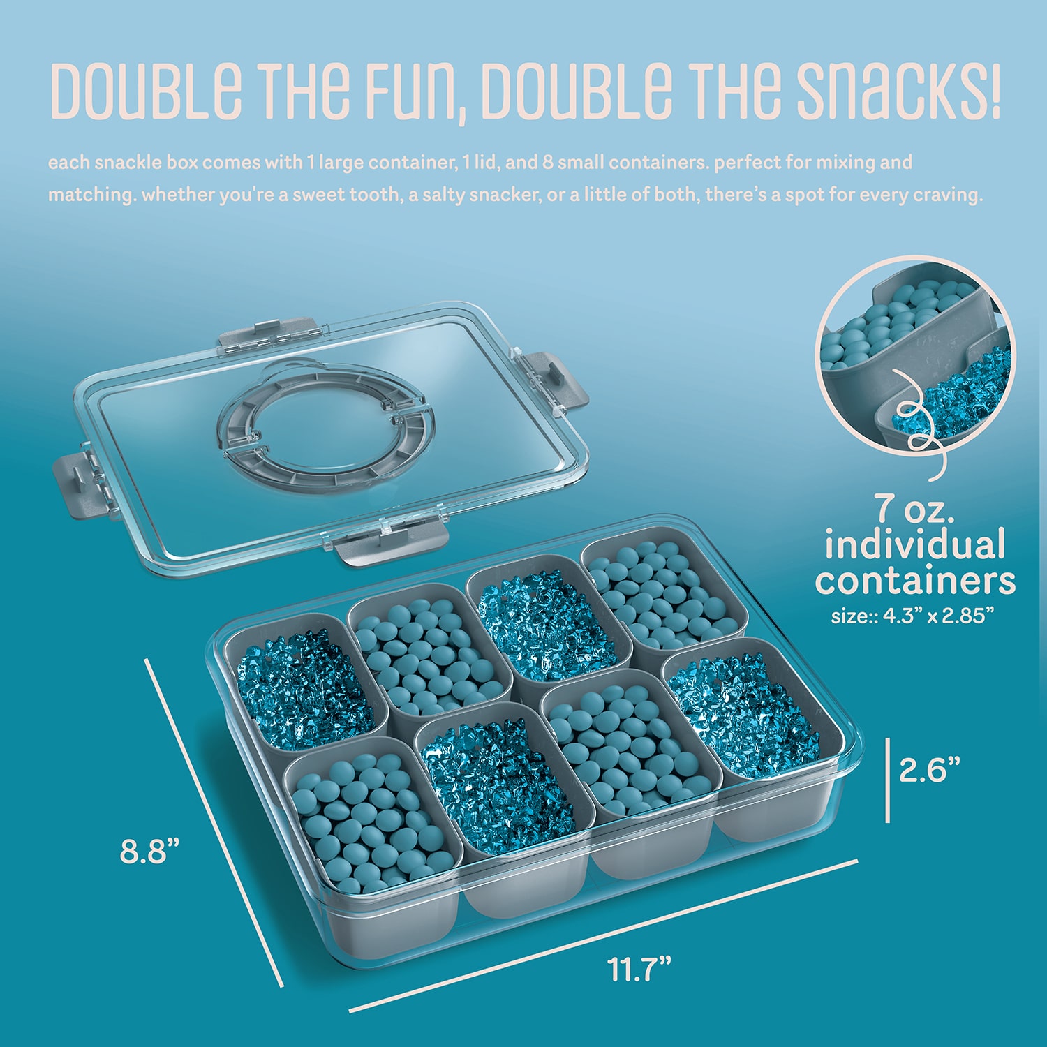 COOK WITH COLOR Everyday Essentials Collection 2-pc. Food Container