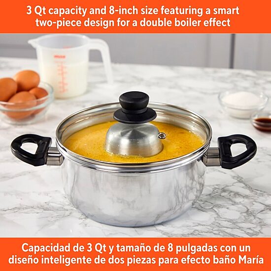 IMUSA 3 Qt Double Boiler