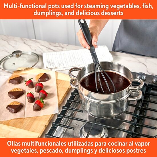 IMUSA 3 Qt Stainless Steel Double Boiler