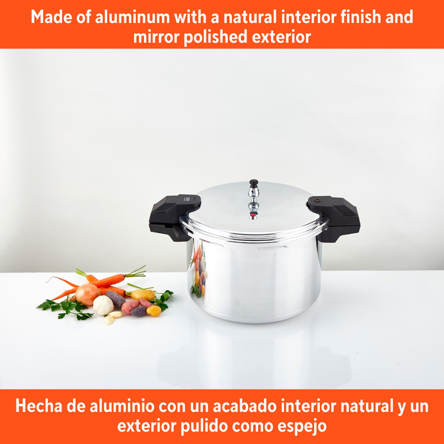 IMUSA 16 Qt Aluminum Stovetop Pressure Cooker
