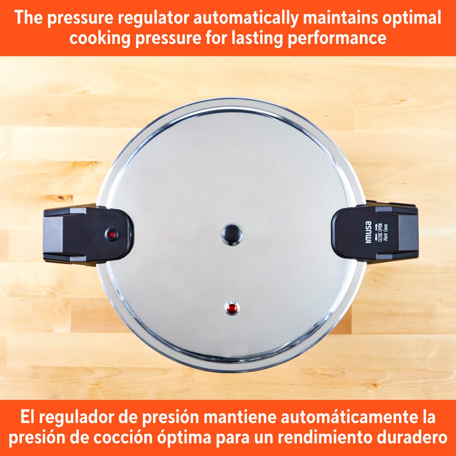 IMUSA 16 Qt Aluminum Stovetop Pressure Cooker
