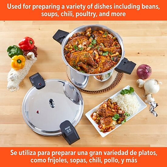 IMUSA 16 Qt Aluminum Stovetop Pressure Cooker