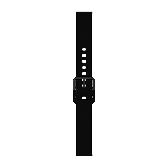 Itouch Air 3 40mm/Sport 3 Extra Interchangeable Strap Unisex Adult Black Watch Band Itspv2strrub-003