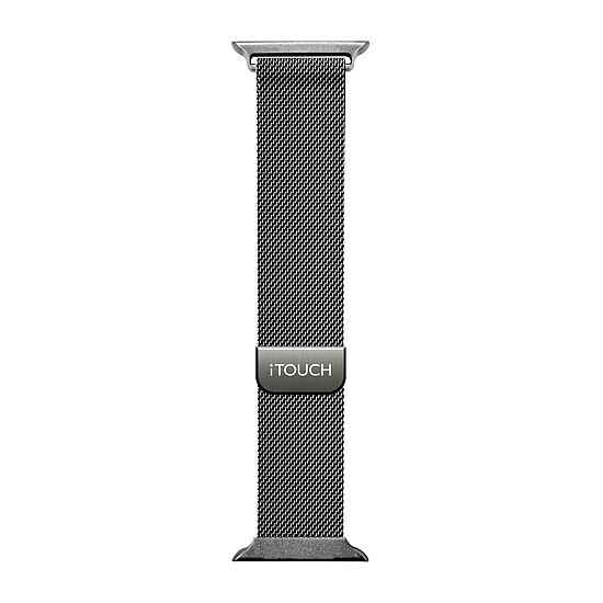 Itouch Air 3 40mm/Sport 3 Extra Interchangeable Strap Unisex Adult Black Watch Band Itspv2strste-003