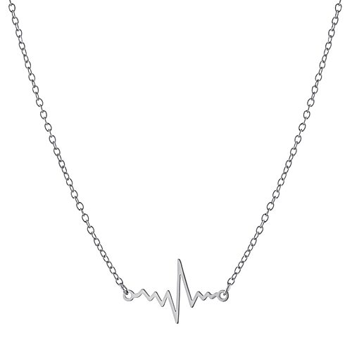 Silver Treasures Womens Sterling Silver 16 Inch Pendant Necklace, One Size