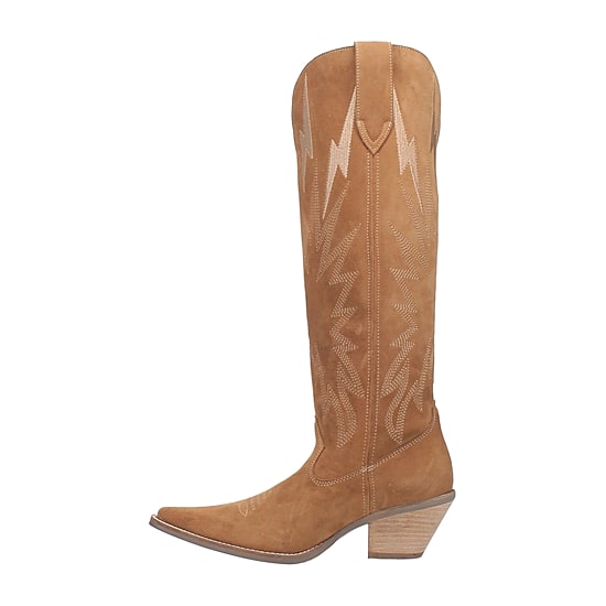 Dingo Womens Thunder Road Stacked Heel Cowboy Boots