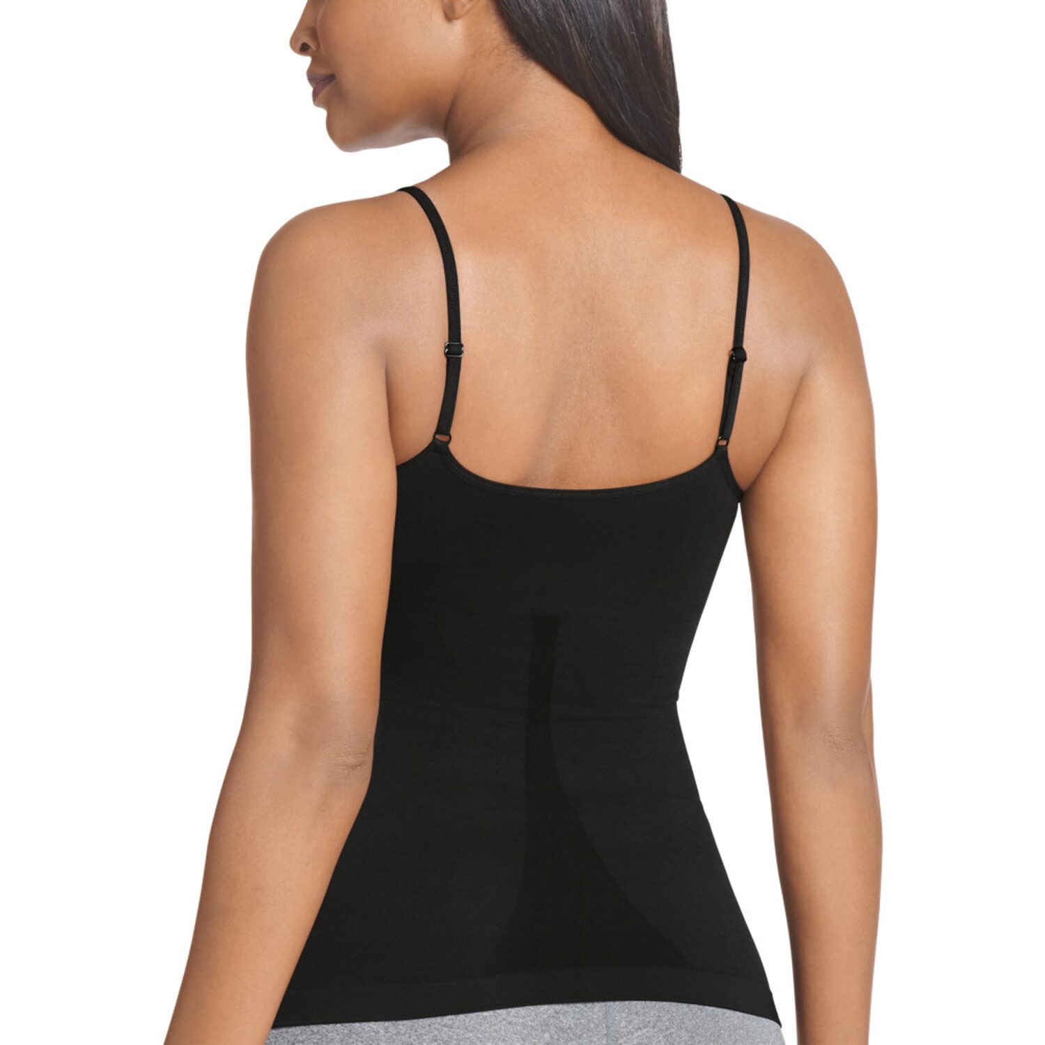 Jockey Womens Scoop Neck Sleeveless Average + Full Figure Camisole
