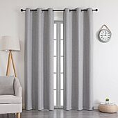 Max Blackout Emerson Solid Grommet Top 100% Blackout Single Curtain Panel