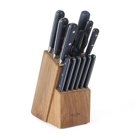 Martha Stewart Triple Rivet 14-pc. Knife Block Set