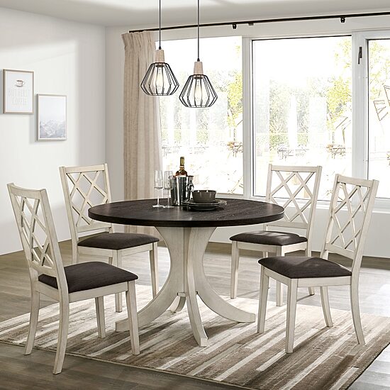 Furniture of America™ Estis 5-pc. Round Dining Set