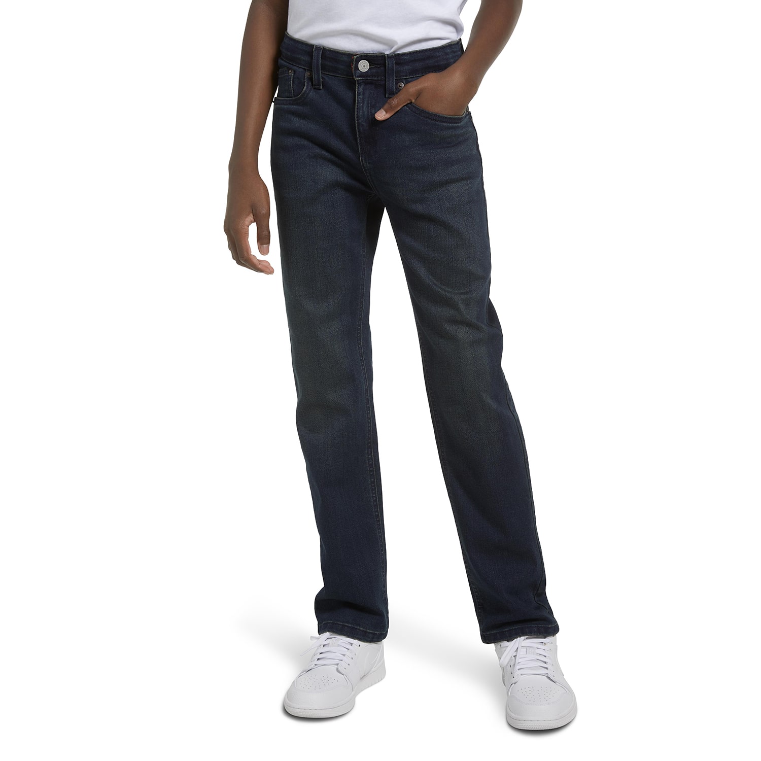 Levi's® Big Kid Boys Adjustable Waist Stretch Fabric 514™ Straight Leg Jean