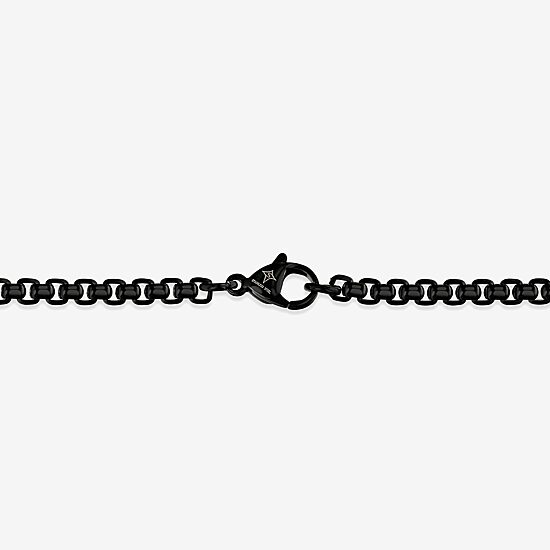 Mens Stainless Steel Cross 24 Inch Pendant Necklace