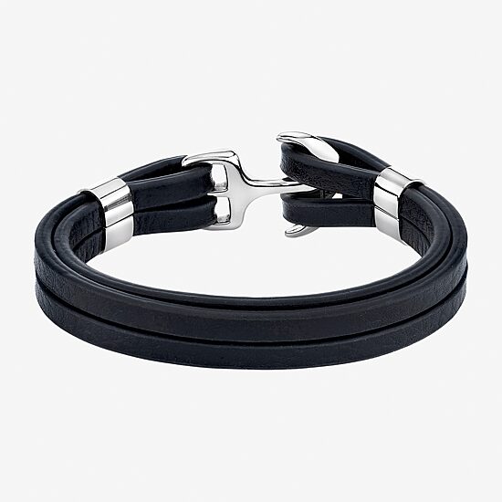 Mens Stainless Steel Wrap Bracelet