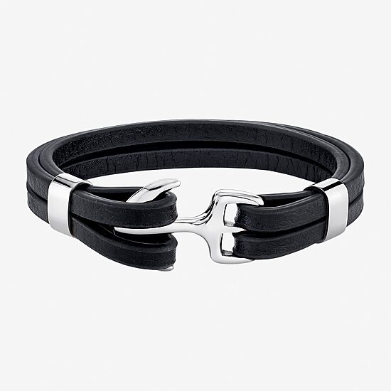 Mens Stainless Steel Wrap Bracelet