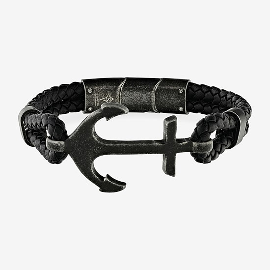 Mens Stainless Steel Strand Bracelet