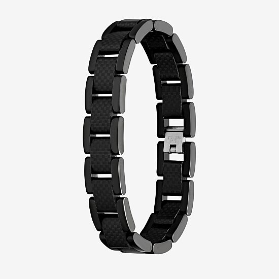 Mens Stainless Steel 8 1/2 Inch Link Bracelet