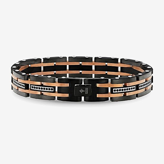 8 1/2 Inch Mens Stainless Steel 8 1/2 Inch Solid Link Chain Bracelet