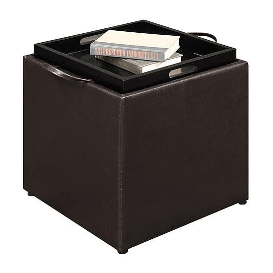 Convenience Concepts Designs4comfort Cushioned Ottoman