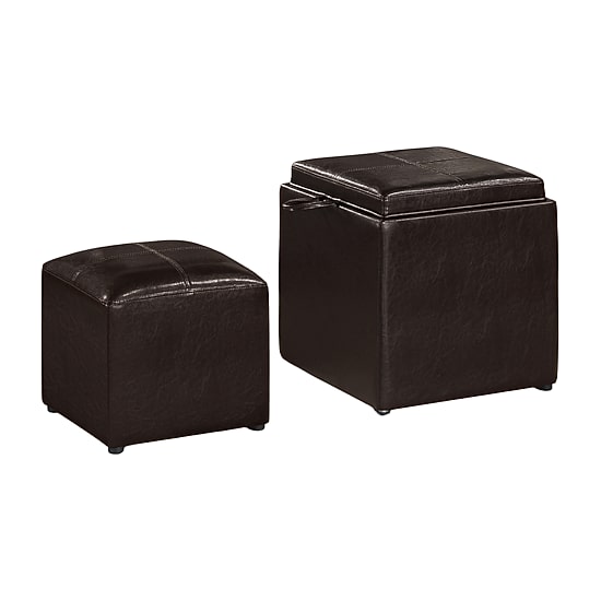 Convenience Concepts Designs4comfort Cushioned Ottoman