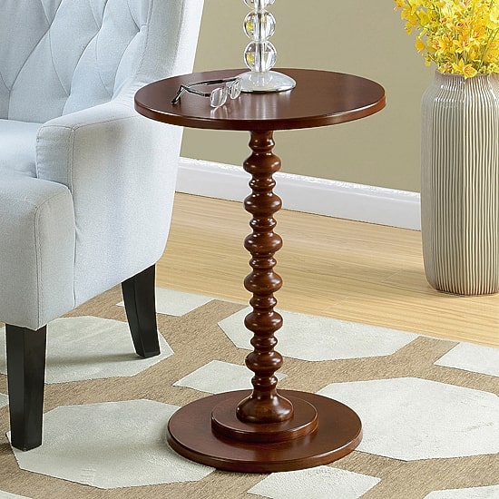 Palm Spindle End Table